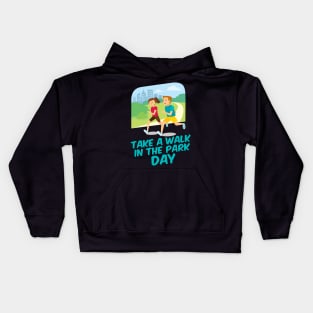30th March - Take A Walk In The Park Day Kids Hoodie
